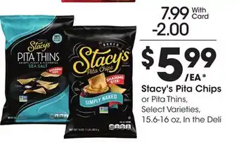 Ralphs Stacy's Pita Chips offer