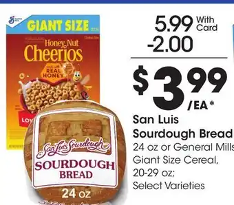 Ralphs San Luis Sourdough Bread offer