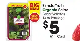 Ralphs Simple Truth Organic Salad offer