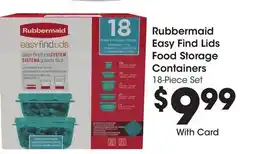 Ralphs Rubbermaid Easy Find Lids Food Storage Containers offer