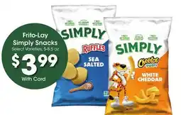 Ralphs Frito-Lay Simply Snacks offer