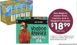 Ralphs New Belgium, Golden Road, Cayman Jack or Seagram's Escapes offer