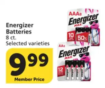 Albertsons Energizer Batteries offer