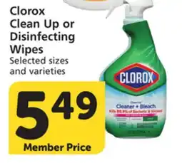 Albertsons Clorox Clean Up or Disinfecting Wipes offer