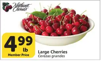 Albertsons Large Cherries offer