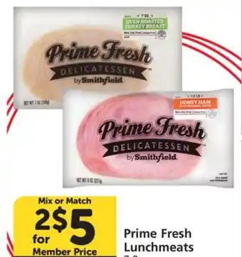Albertsons Prime Fresh Lunchmeats offer