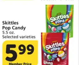 Albertsons Skittles Pop Candy offer