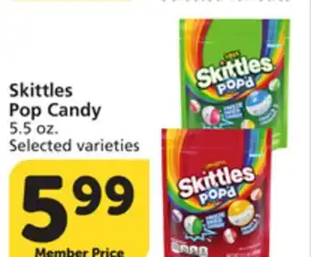 Albertsons Skittles Pop Candy offer
