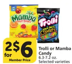 Albertsons Trolli or Mamba Candy offer