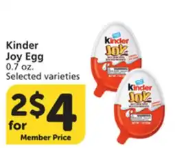 Albertsons Kinder Joy Egg offer