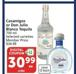 Albertsons Casamigos or Don Julio Blanco Tequila offer