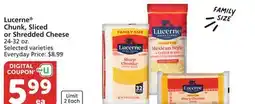Albertsons Lucerne Chunk, Sliced or Shredded Cheese offer