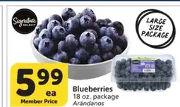 Albertsons Blueberries offer