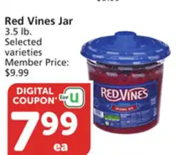 Albertsons Red Vines Jar offer