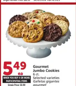 Albertsons Gourmet Jumbo Cookies offer