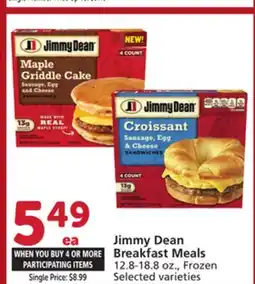 Albertsons Jimmy Dean Breakfast Meals offer