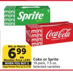 Albertsons Coke or Sprite offer
