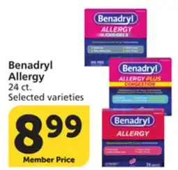 Albertsons Benadryl Allergy offer