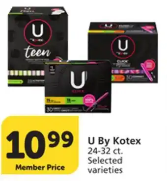 Albertsons U By Kotex offer