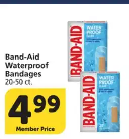 Pavilions Band-Aid Waterproof Bandages offer