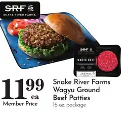 Pavilions Snake River Farms Wagyu Ground Beef Patties offer
