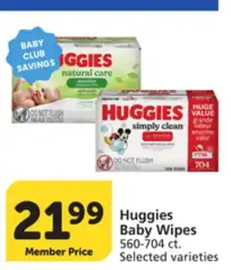 Pavilions Huggies Baby Wipes offer
