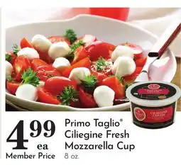 Pavilions Primo Taglio Ciliegine Fresh Mozzarella Cup offer