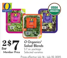 Pavilions O Organics Salad Blends offer
