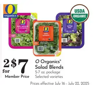 Pavilions O Organics Salad Blends offer