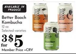 Pavilions Better Booch Kombucha offer