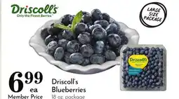 Pavilions Driscoll's Blueberries offer