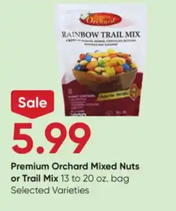Stater Bros Premium Orchard Mixed Nuts or Trail Mix offer