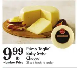 Pavilions Primo Taglio Baby Swiss Cheese offer