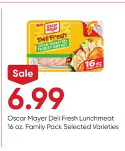Stater Bros Oscar Mayer Deli Fresh Lunchmeat offer