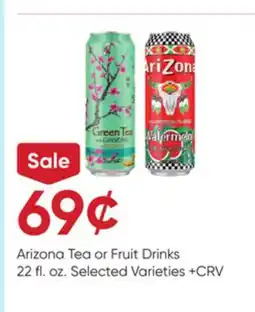 Stater Bros Arizona Tea or Fruit Drinks offer