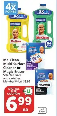 Pavilions Mr. Clean Multi-Surface Cleaner or Magic Eraser offer