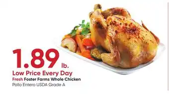 Stater Bros Fresh Foster Farms Whole Chicken offer