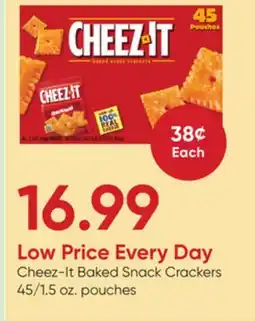 Stater Bros Cheez-It Baked Snack Crackers offer