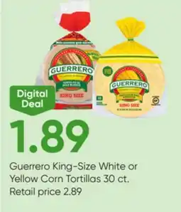 Stater Bros Guerrero King-Size White or Yellow Corn Tortillas offer