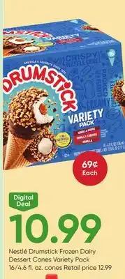Stater Bros Nestlé Drumstick Frozen Dairy Dessert Cones offer