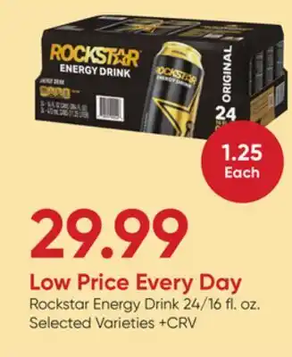 Stater Bros Rockstar Energy Drink offer