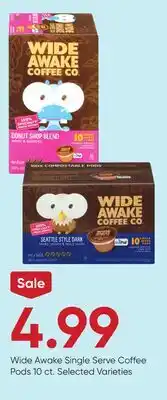 Stater Bros Wide Awake Single Serve Coffee Pods offer