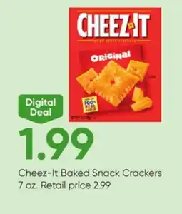 Stater Bros Cheez-It Baked Snack Crackers offer