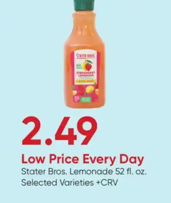Stater Bros Stater Bros. Lemonade offer