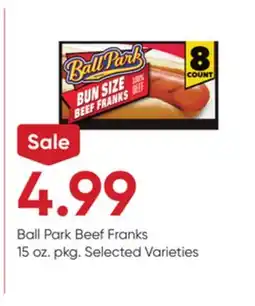 Stater Bros Ball Park Beef Franks offer