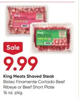 Stater Bros King Meats Shaved Steak offer