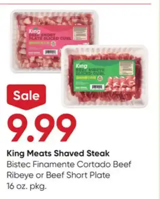 Stater Bros King Meats Shaved Steak offer