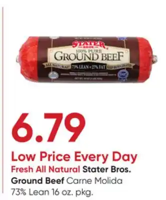 Stater Bros Stater Bros. Ground Beef offer