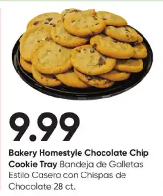 Stater Bros Homestyle Chocolate Chip Cookie Tray offer