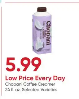 Stater Bros Chobani Coffee Creamer offer